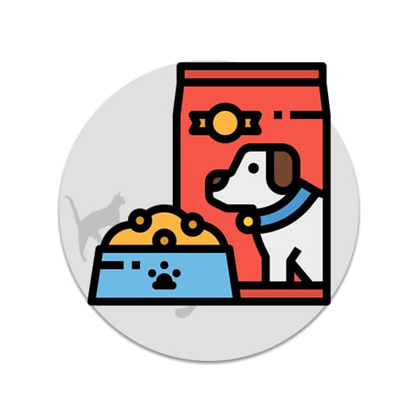 اكل الكلاب (طعام جاف)